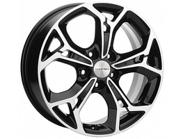 Khomen Wheels KHW1702 (Tiguan) 7x17 5x112 ET40 57.1 Black-FP